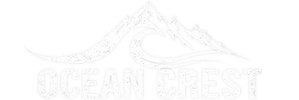 Ocean Crest mountain and wave logo.